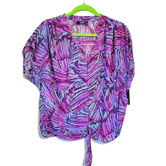 A.N.A semi sheer womens blouse. - Picture 1 of 4